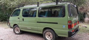 Gorilla trekking vehicle Rwanda,Rent a Safari Van in Rwanda