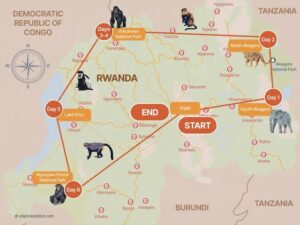 Rwanda Self Drive Itinerary: